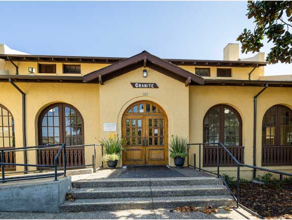 front entrance of Granite School